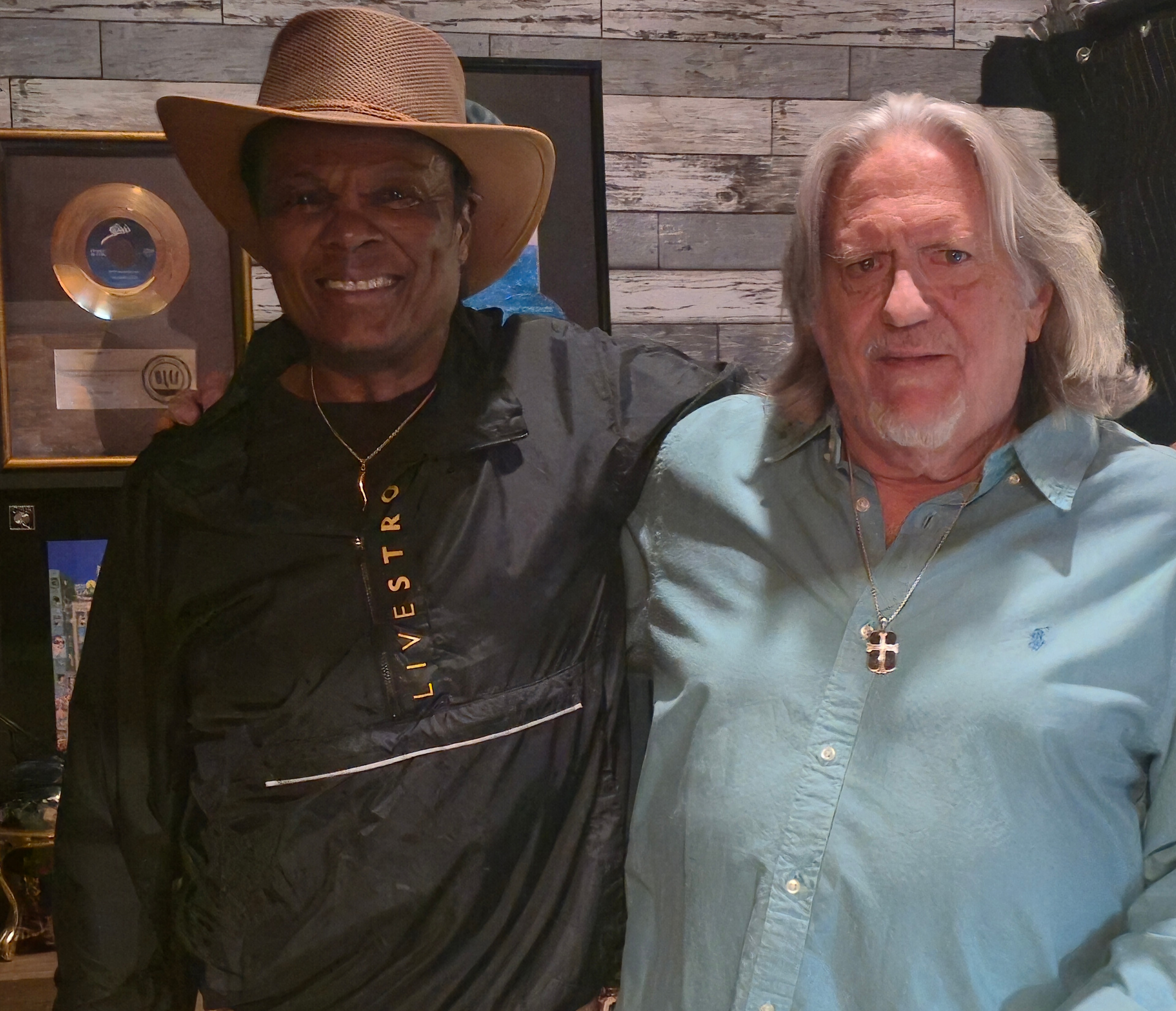 Sargent Tucker and Kevin Beamish together in the studio